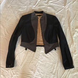 BCBG Maxazaria cropped military jacket